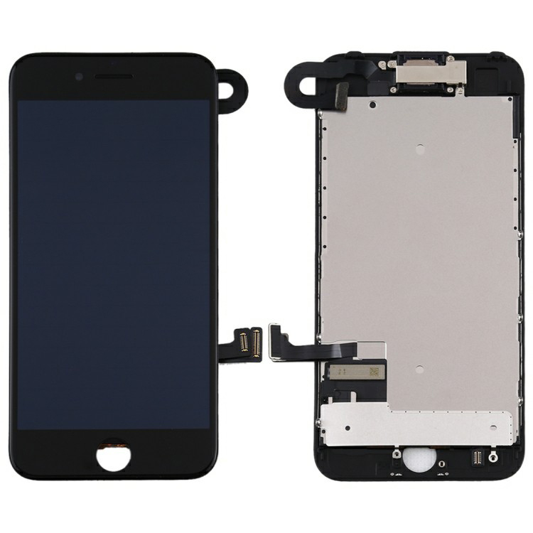 LCD Screen and Digitizer Full Assembly include Front Camera for iPhone 7 (Preto)