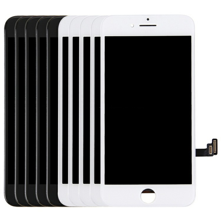 5PCS preto 5 PCS branco tela LCD branca e digitador conjunto completo para iPhone 7