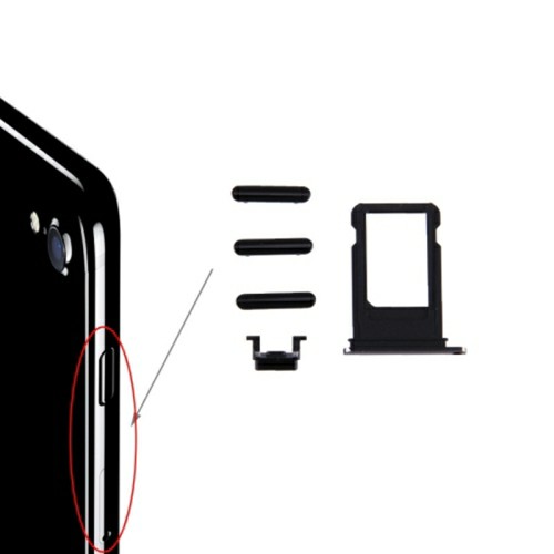 iPhone 7 Bandeja para Cartão Tecla de Controle de Volume Botão Liga  Desliga Tecla do vibrador do interruptor de mudo