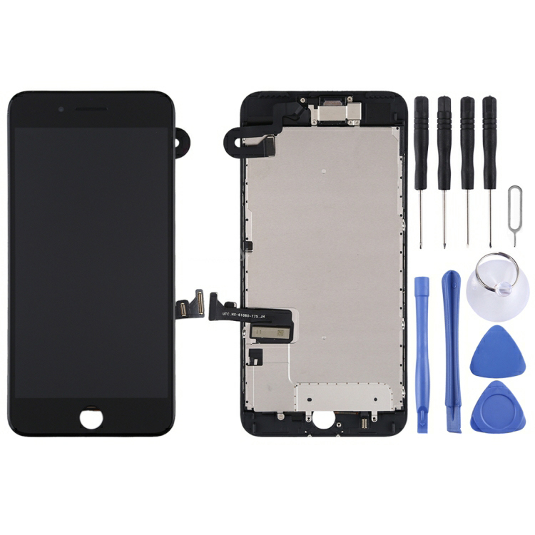 LCD Screen and Digitizer Full Assembly include Front Camera for iPhone 7 Plus (Black)
