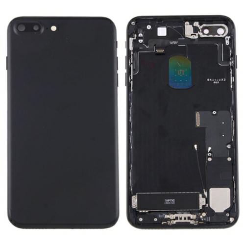 Conjunto de tampa traseira de bateria com bandeja de cartão para iPhone 7 Plus