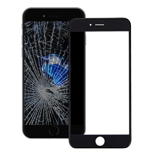 iPhone 7 Plus Lente de vidro externa da tela frontal com Moldura de Tela LCD frontal & OCA Adesivo Transparente ptico