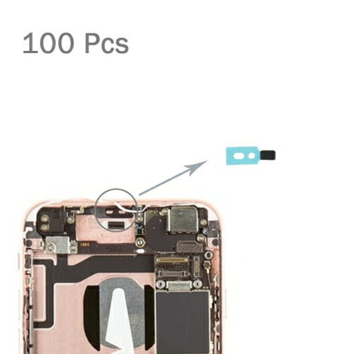 100 PCS iPhone 6s Almofadas de fatia espuma Esponja traseira do microfone