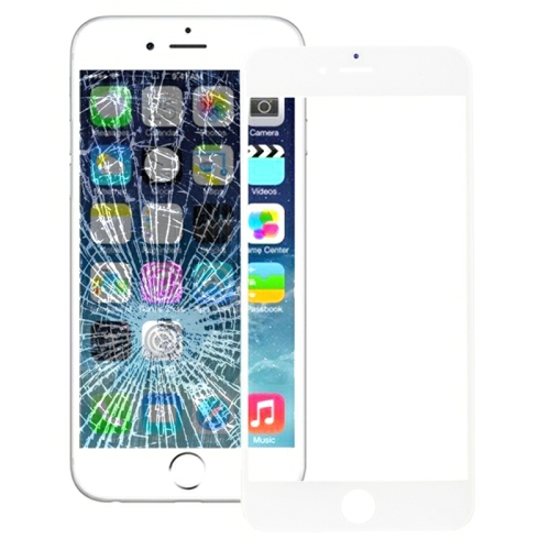 Tela frente Outer lente de vidro para o iPhone 6s e 6 (branco)