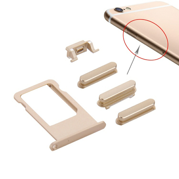 Substituição da bandeja do cartão para iPhone 6s Plus (Dourado)