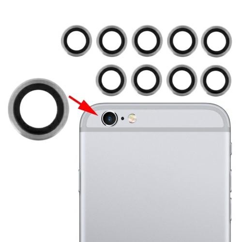 10 Pares iPhone 6 & 6s Lente da camera traseira com Moldura