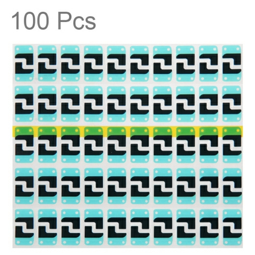 100 PCS para iPhone 6 Adesivo de pasta de algodão de isolamento de folha de ferro da Home tecla