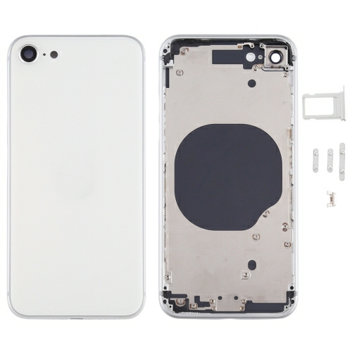 Bateria tampa traseira com lente da camera Tampa para iPhone SE 2020