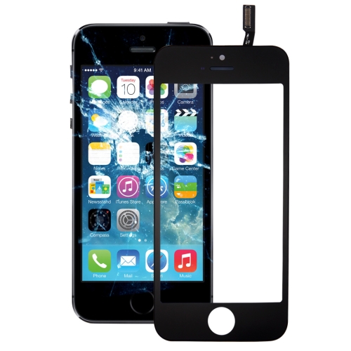 iPhone 5S Assemblia digitador de tela de toque com Moldura de Tela LCD frontal & OCA Adesivo Transparente ptico