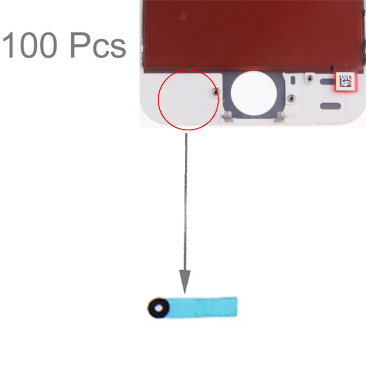 100 PCS iPhone 5S Original bloco de algodão para o assemblia do digitador LCD