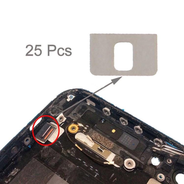 10 PCSpara iPhone 5S Original Adesivo do botão de interruptor Mudo