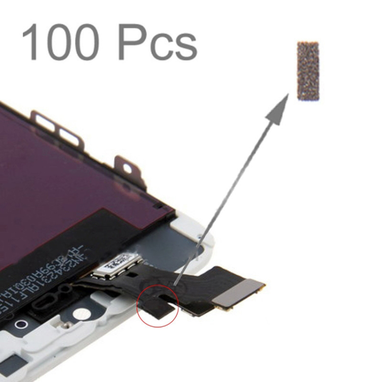 100 PCS Original Bloco de Algodão para iPhone 5 LCD tela