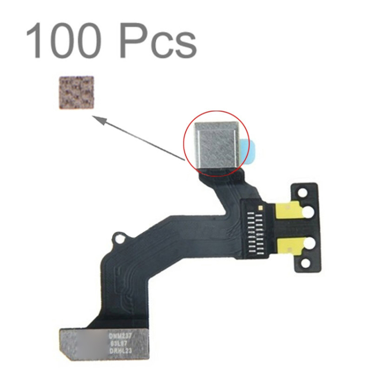 100 PCS Bloco de algodão condutor para iPhone 5 Camera frontal